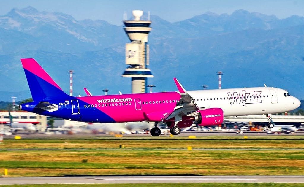 Wizz Air povezuje Crnu Goru sa 7 evropskih destinacija