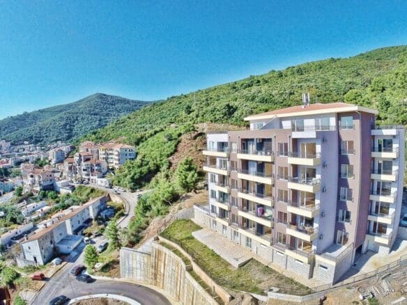 Brandneue Wohnungen zum Verkauf in Budva