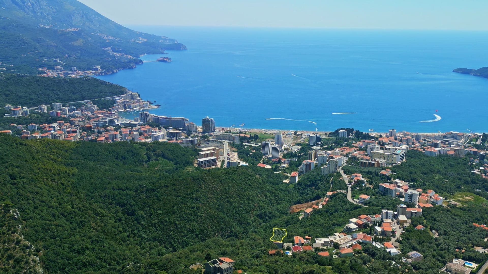 Grundstück zum Verkauf in Bečići