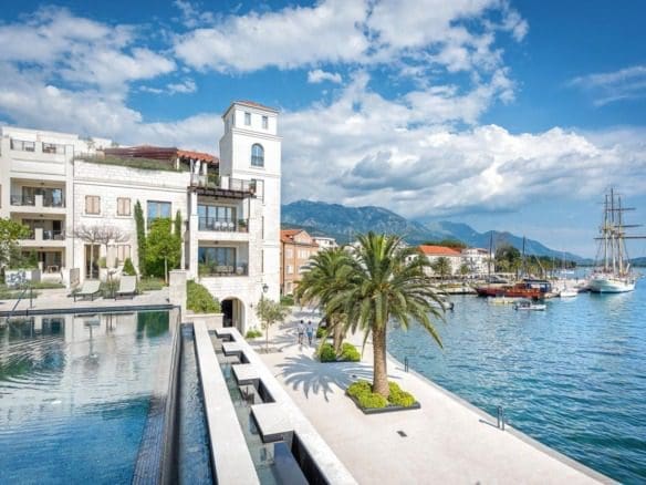 Meerblick-Wohnung Porto Montenegro