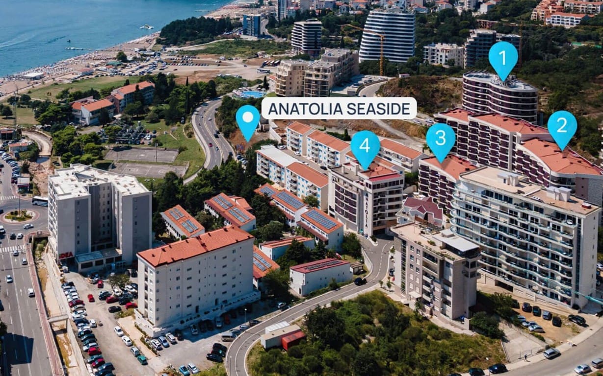 Новые квартиры в Бечичах на продажу | Anatolia Seaside